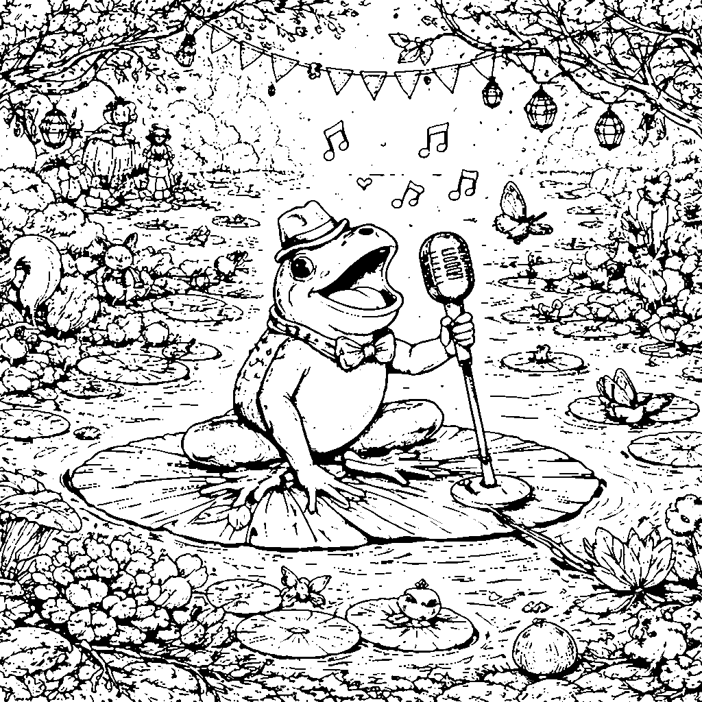 Ein singender Frosch