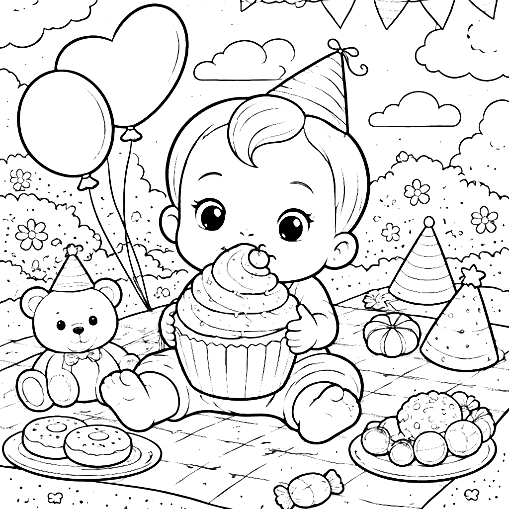 Celebrate Children's Day with a Fun Coloring Page – coloring page printable