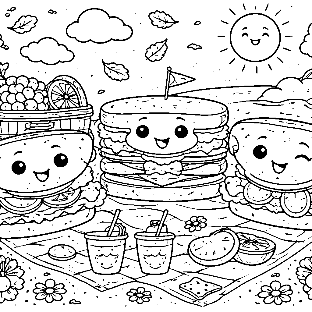 Happy Sandwich Family