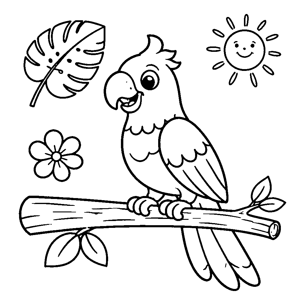 Parrot in the Jungle