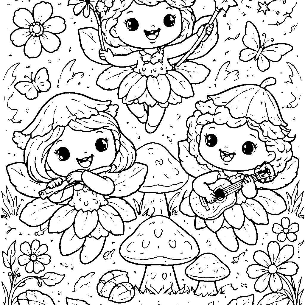 Playful Forest Fairies