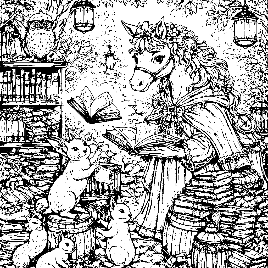 Bibliotecaria Unicornio