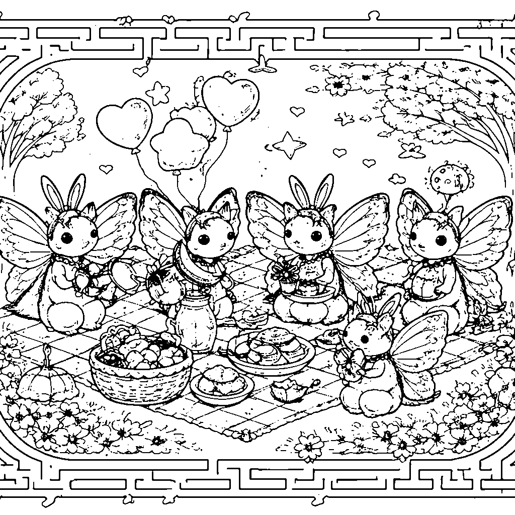 Coloriage Fête des Papillons