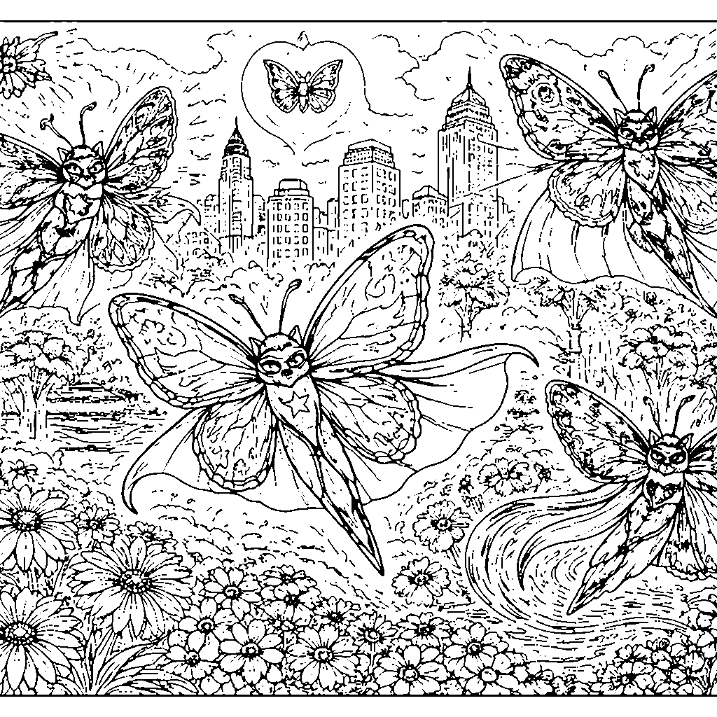 Super-héros Papillons