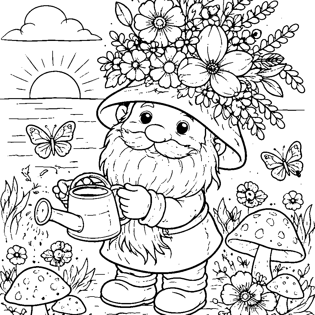 Gnome Kecil yang Lucu