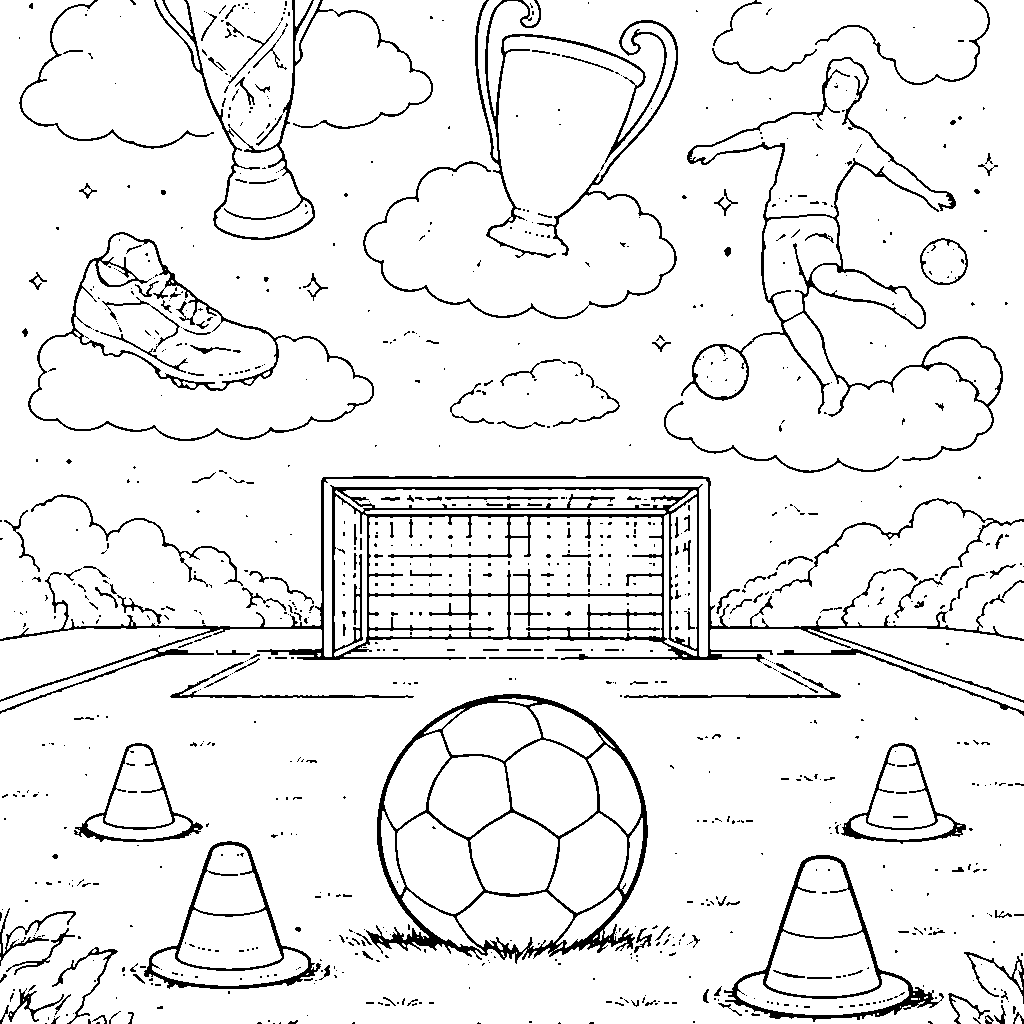 魔法のサッカー場で遊ぼう!