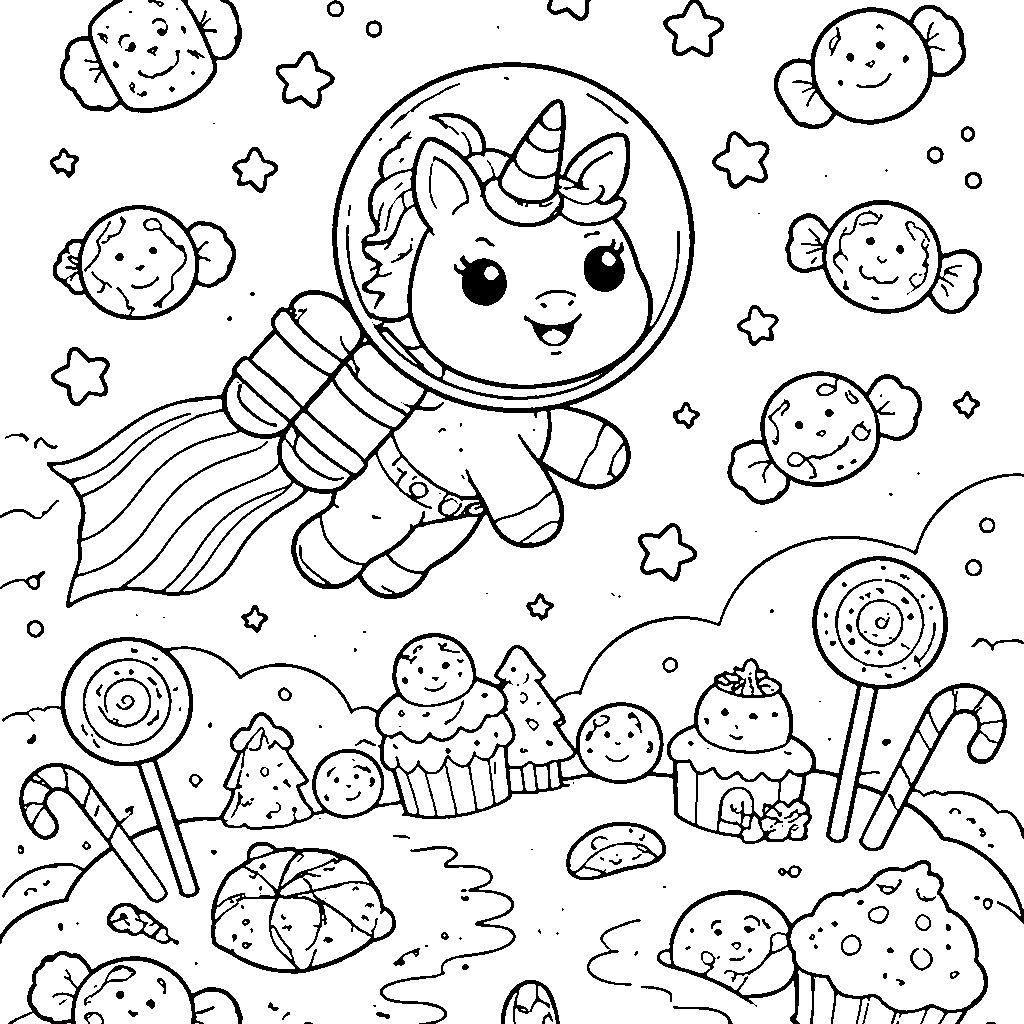 Enhjørning Astronaut