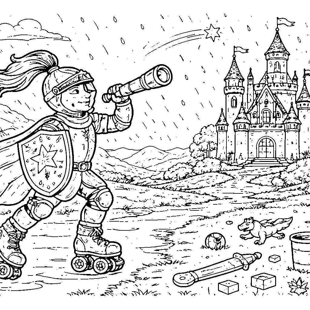 Cavalerul cu Role - Aventură și Distracție!