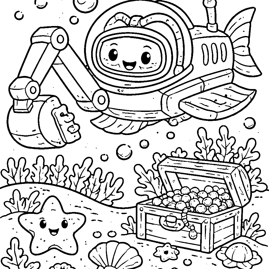 Grävmaskin Underwater Explorer