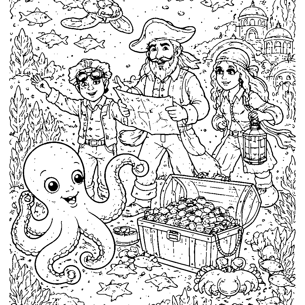 Piratsubmarine Äventyr