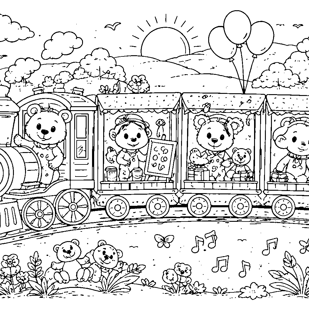 รถไฟมิตรภาพที่มีสัตว์เป็นผู้ควบคุม