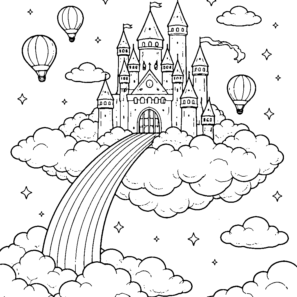 ปราสาทลอยอยู่ในเมฆ